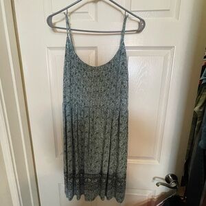 Old Navy Gray Midi Dress